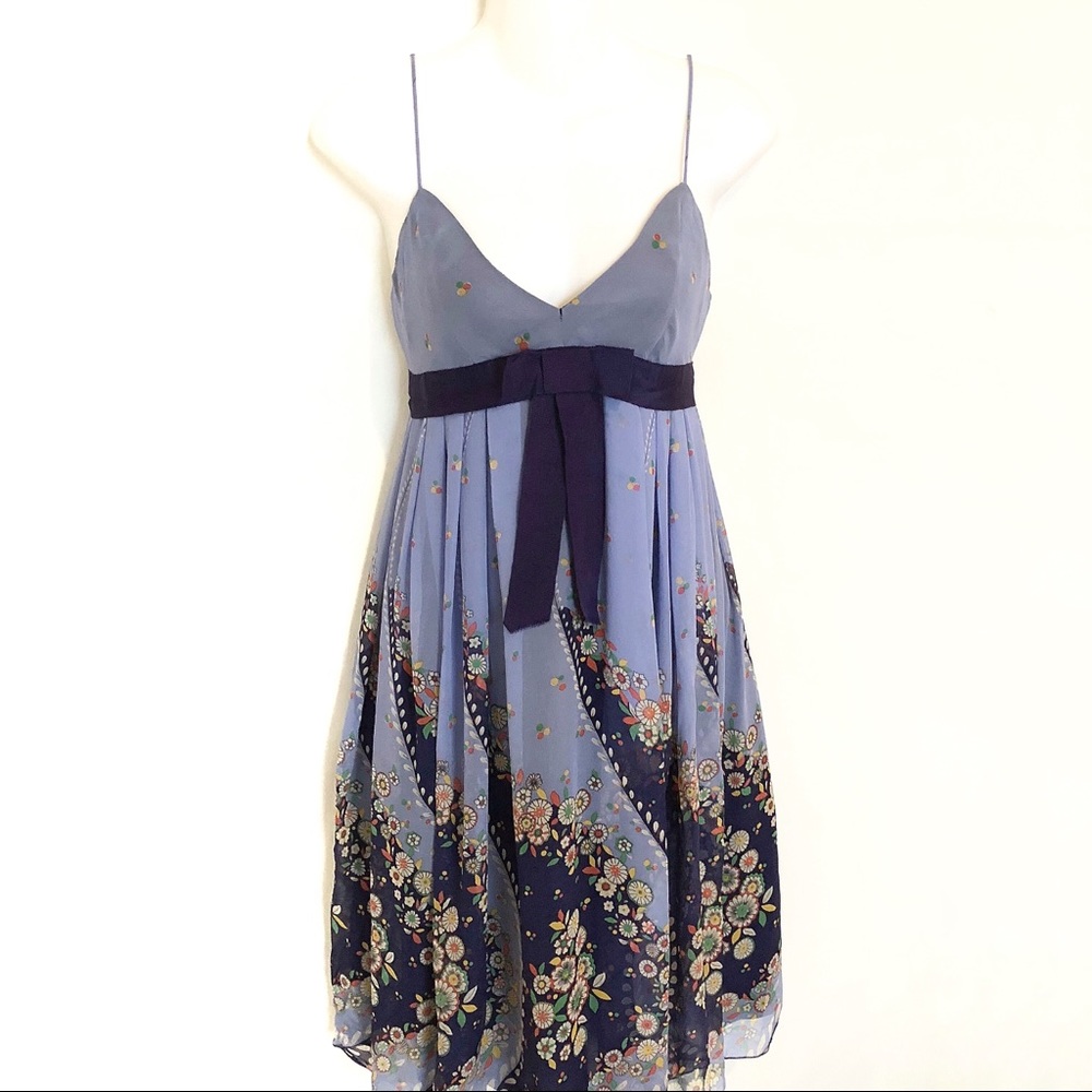 ANTHROPOLOGIE 100% Silk Anna Sui Dress